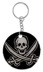 Pirates of the Caribbean Skull & Crossbones Keychain